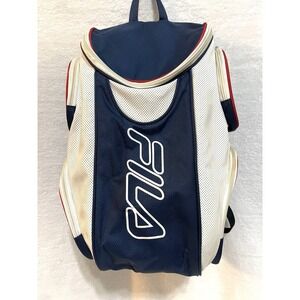 Fila unisex-adult Heritage Tennis Backpack Shoes 2 Rackets Storage Pockets